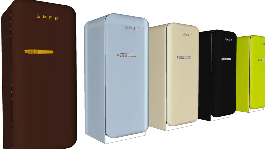 Coleção koelkast FAB28RRO1 - SMEG