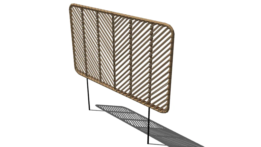 Tête de lit rotin 150 ARTEMIS