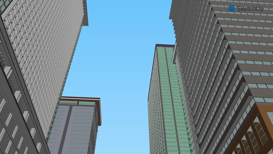 超高層ビル街