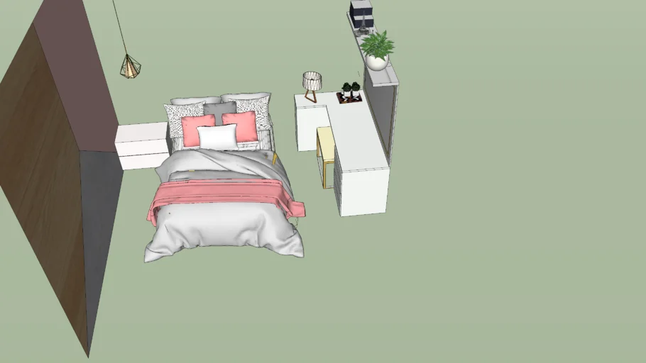 Girl's Room Full Bed