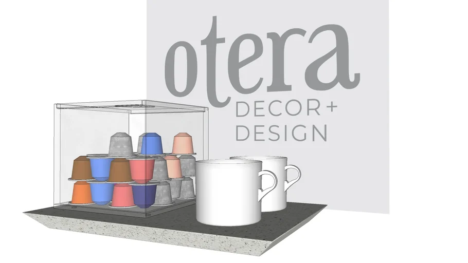 Bandeja Decorativa Retangular - Grau - Sky white