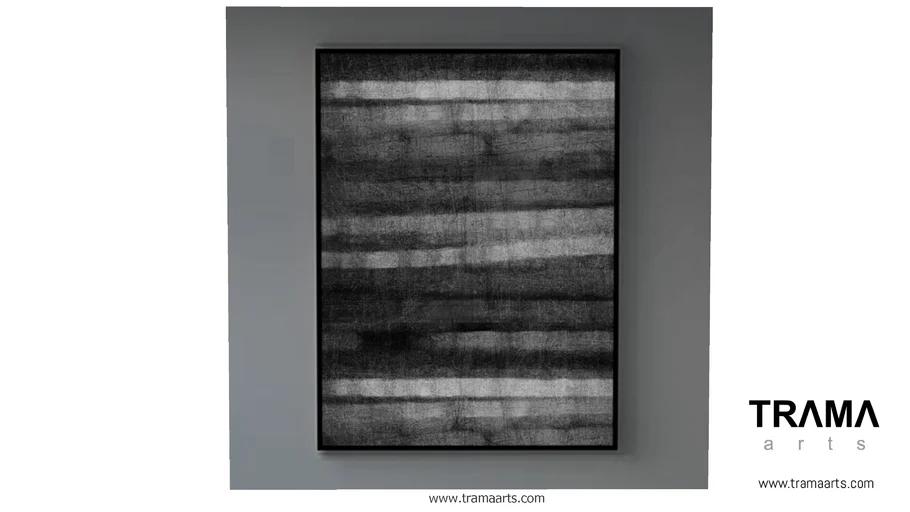 QUADRO URBAN ARTS ABSTRATO CINZA TRAMA