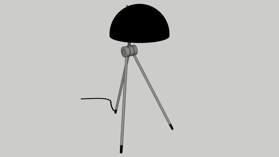 tripod black lamp