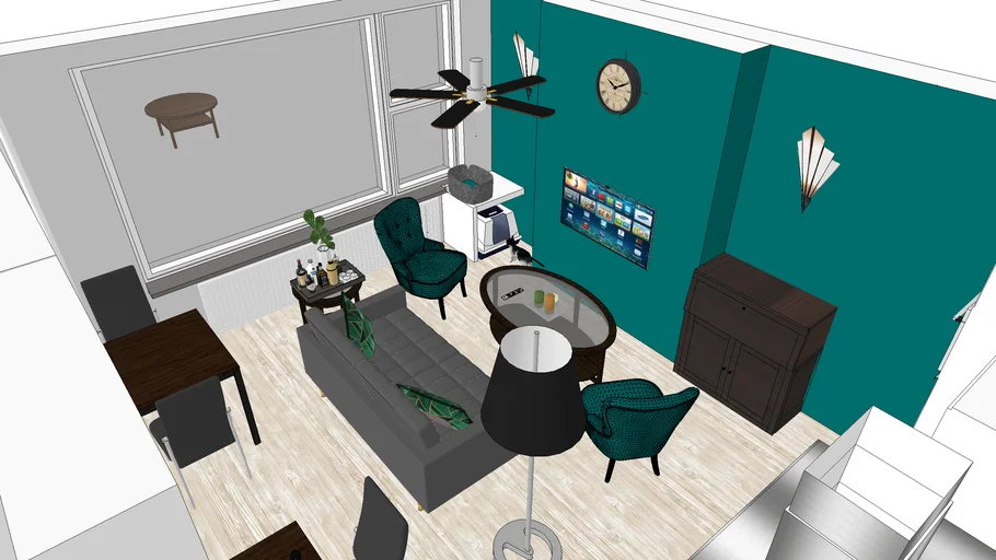 inrichting zwollywood appartement