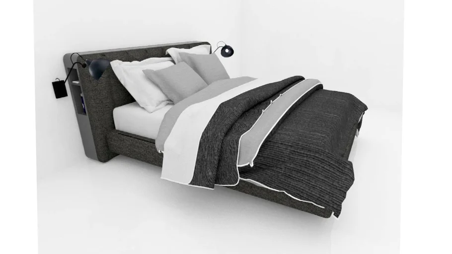 bed, sleeping bed, modern bed, bed room