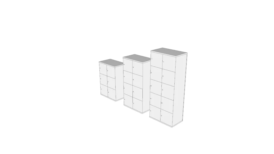 Lockers Duplo para Escritório