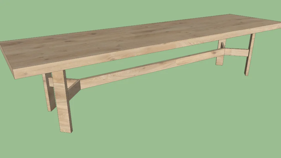 Modern Wood Dining Table